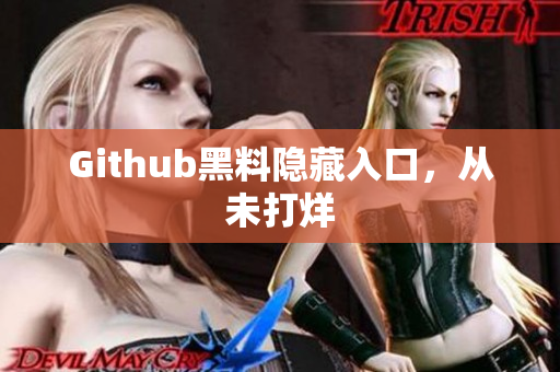 Github黑料隐藏入口，从未打烊