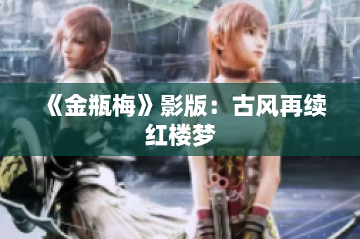 《金瓶梅》影版：古风再续红楼梦