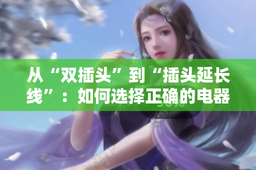 从“双插头”到“插头延长线”：如何选择正确的电器延长线？