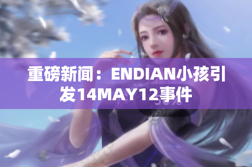 重磅新闻：ENDIAN小孩引发14MAY12事件