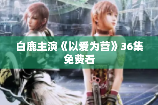 白鹿主演《以爱为营》36集免费看