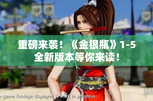重磅来袭！《金银瓶》1-5全新版本等你来读！