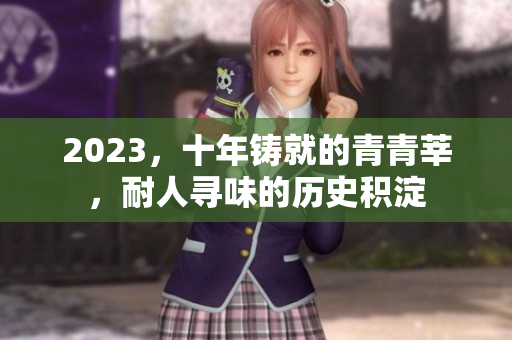 2023，十年铸就的青青莘，耐人寻味的历史积淀