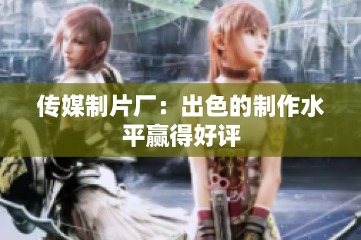 传媒制片厂：出色的制作水平赢得好评