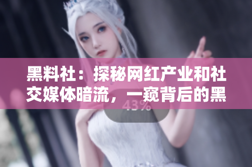 黑料社：探秘网红产业和社交媒体暗流，一窥背后的黑暗面。
