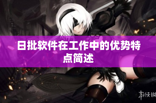 日批软件在工作中的优势特点简述