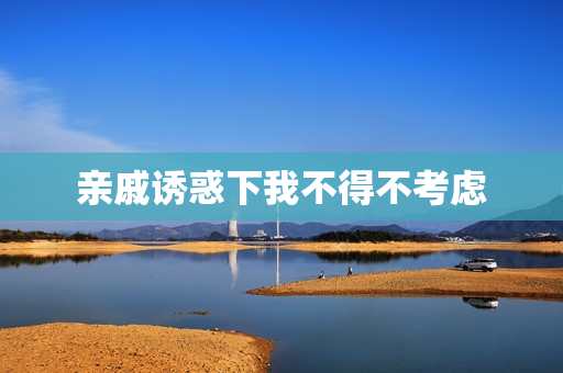 亲戚诱惑下我不得不考虑
