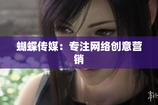 蝴蝶传媒：专注网络创意营销