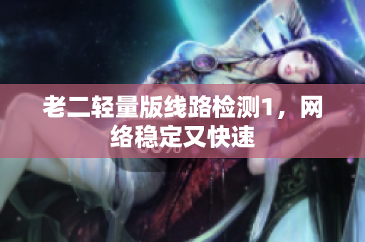 老二轻量版线路检测1，网络稳定又快速