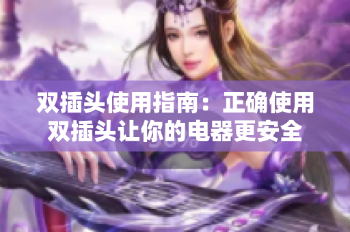 双插头使用指南：正确使用双插头让你的电器更安全