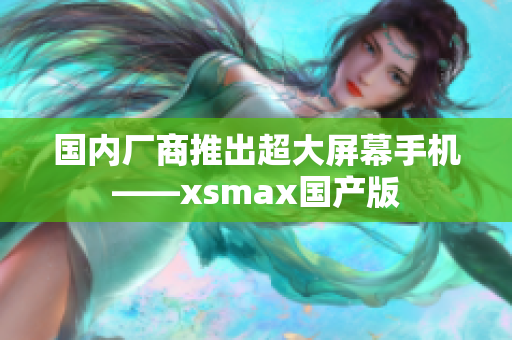 国内厂商推出超大屏幕手机——xsmax国产版