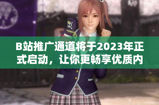 B站推广通道将于2023年正式启动，让你更畅享优质内容
