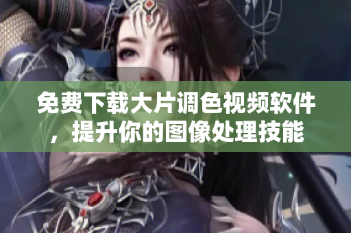 免费下载大片调色视频软件，提升你的图像处理技能