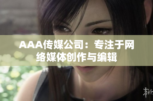AAA传媒公司：专注于网络媒体创作与编辑