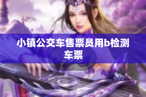 小镇公交车售票员用b检测车票