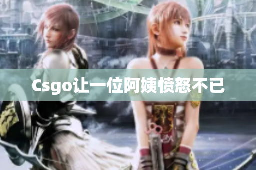 Csgo让一位阿姨愤怒不已