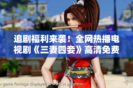 追剧福利来袭！全网热播电视剧《三妻四妾》高清免费观看