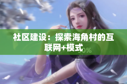 社区建设：探索海角村的互联网+模式