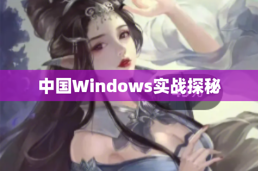 中国Windows实战探秘