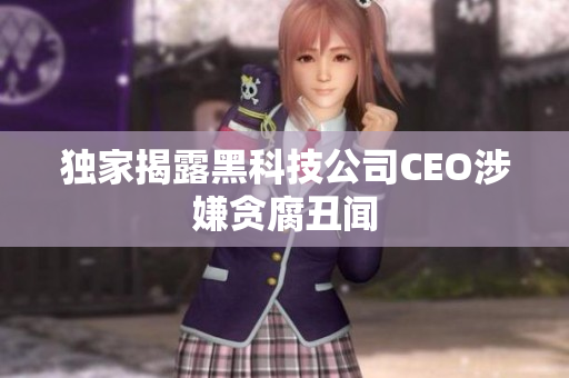 独家揭露黑科技公司CEO涉嫌贪腐丑闻