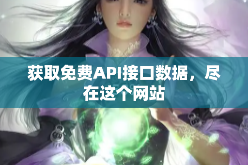 获取免费API接口数据，尽在这个网站