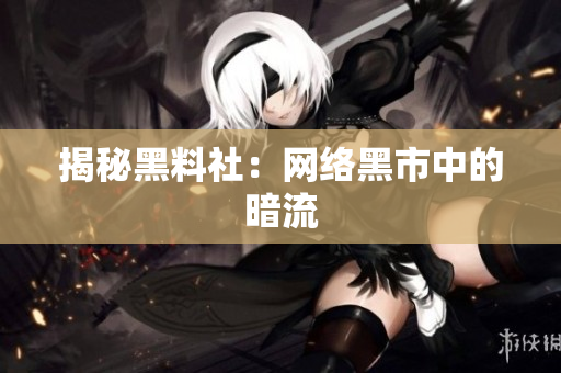 揭秘黑料社：网络黑市中的暗流