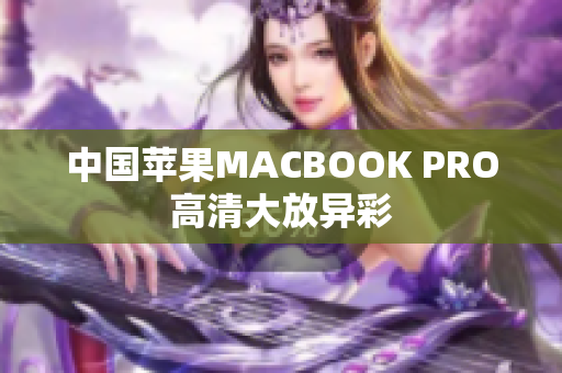 中国苹果MACBOOK PRO高清大放异彩