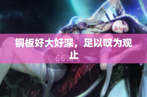 铜板好大好深，足以叹为观止