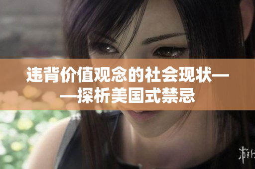违背价值观念的社会现状——探析美国式禁忌