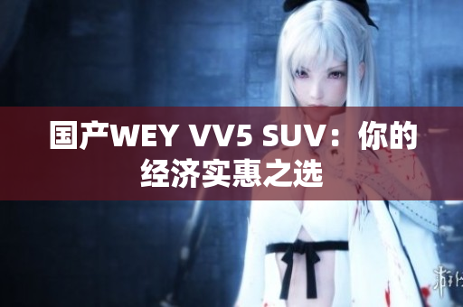 国产WEY VV5 SUV：你的经济实惠之选