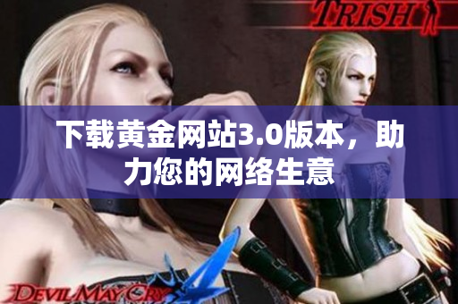 下载黄金网站3.0版本，助力您的网络生意