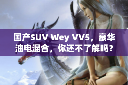 国产SUV Wey VV5，豪华油电混合，你还不了解吗？