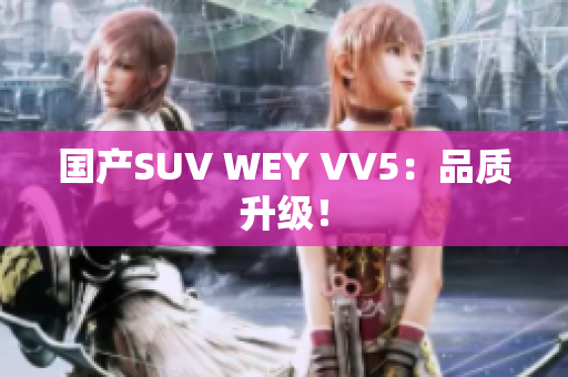 国产SUV WEY VV5：品质升级！
