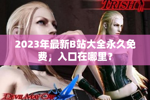 2023年最新B站大全永久免费，入口在哪里？