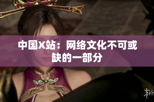 中国X站：网络文化不可或缺的一部分