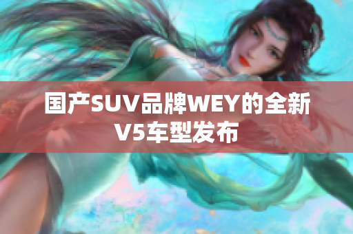 国产SUV品牌WEY的全新V5车型发布