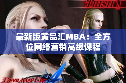 最新版黄品汇MBA：全方位网络营销高级课程