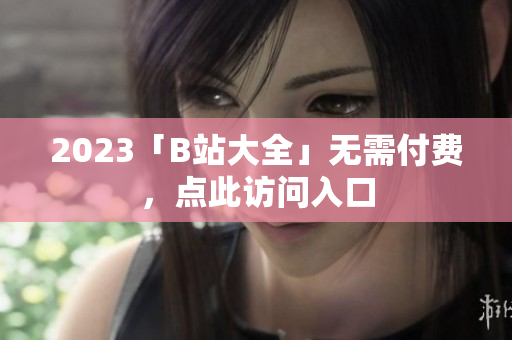 2023「B站大全」无需付费，点此访问入口