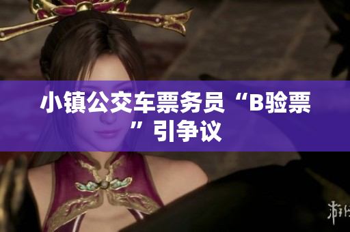 小镇公交车票务员“B验票”引争议