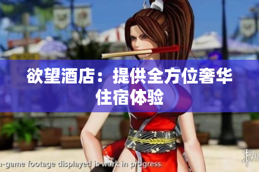 欲望酒店：提供全方位奢华住宿体验