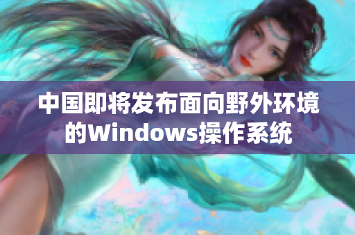 中国即将发布面向野外环境的Windows操作系统
