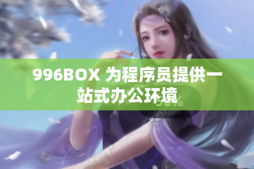 996BOX 为程序员提供一站式办公环境