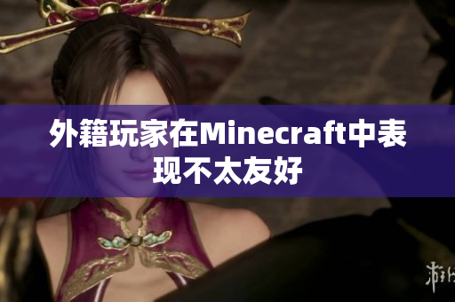 外籍玩家在Minecraft中表现不太友好