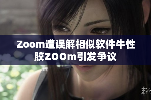 Zoom遭误解相似软件牛性胶ZOOm引发争议