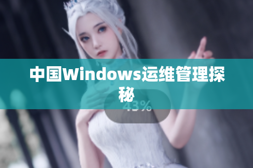 中国Windows运维管理探秘