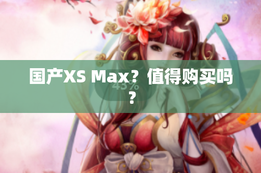 国产XS Max？值得购买吗？