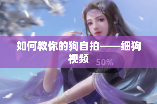 如何教你的狗自拍——细狗视频