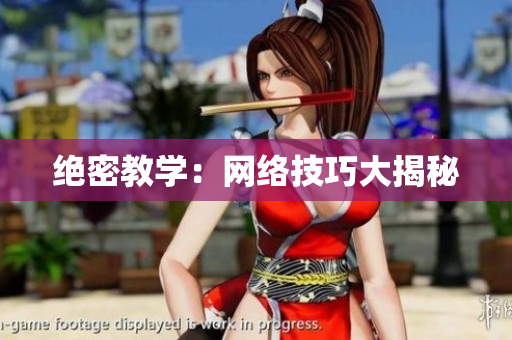 绝密教学：网络技巧大揭秘