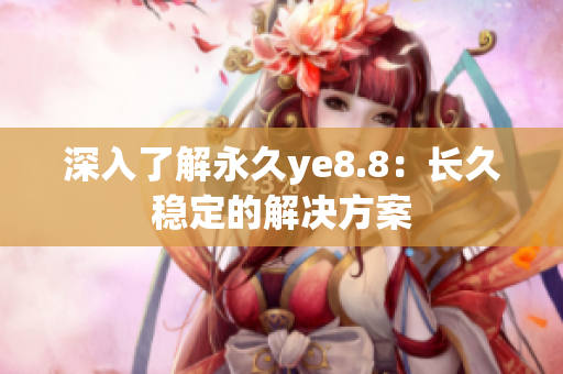 深入了解永久ye8.8：长久稳定的解决方案