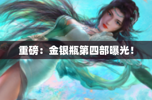 重磅：金银瓶第四部曝光！